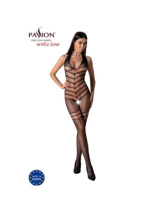 PASSION - BODYSTOCKING BS100 NOIR TAILLE UNIQUE