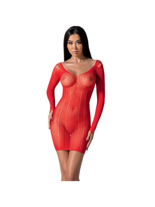 PASSION - BS101 BODYSTOCKING ROUGE TAILLE UNIQUE