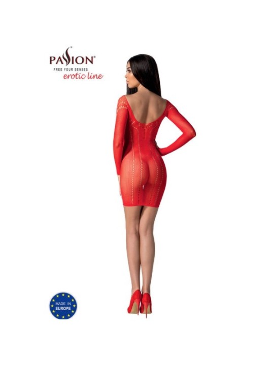 PASSION - BS101 BODYSTOCKING ROUGE TAILLE UNIQUE