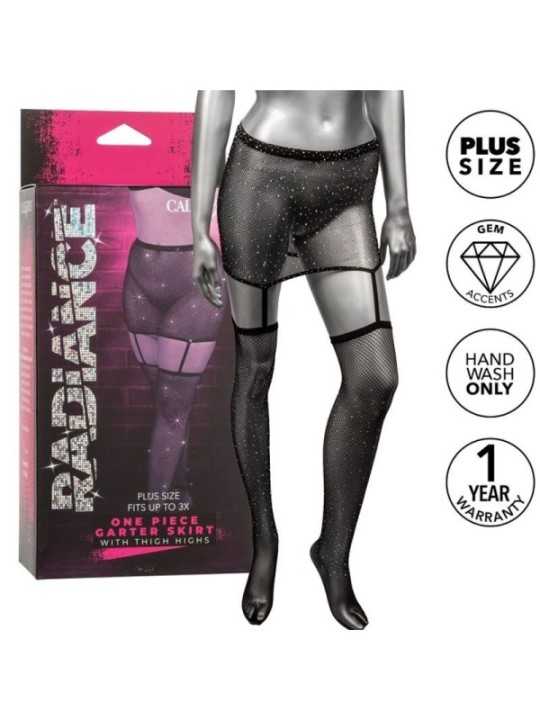 CALEXOTICS - RADIANCE JUPE JARRETIÈRES CUISSES GRANDE TAILLE