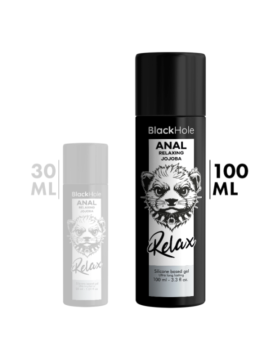 BLACK HOLE - RELAXANT ANAL JOJOBA RELAX BASE SILICONE 100 ML