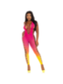 LEG AVENUE - BODYSTOCKING CHEVILLE SUNSET
