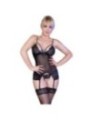CHILIROSE - CR 4415 ENSEMBLE CORSET NOIR L/XL