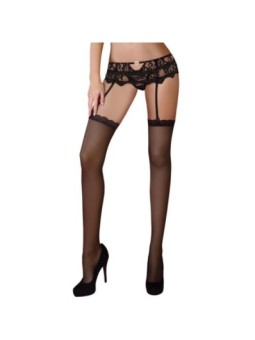 LIVCO CORSETTI FASHION - MANDIRIN LC 90529 CULOTTE + JARRETIÈRE NOIR