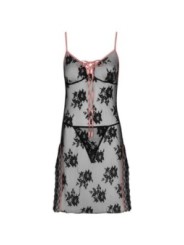 LIVCO CORSETTI FASHION - KARONIN LC 90628 CHEMISE + CULOTTE NOIR