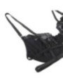 SUBBLIME - ENSEMBLE 3 PIÈCES SOUTIEN-GORGE + STRING + JARRETIÈRE DENTELLE NOIR S/M