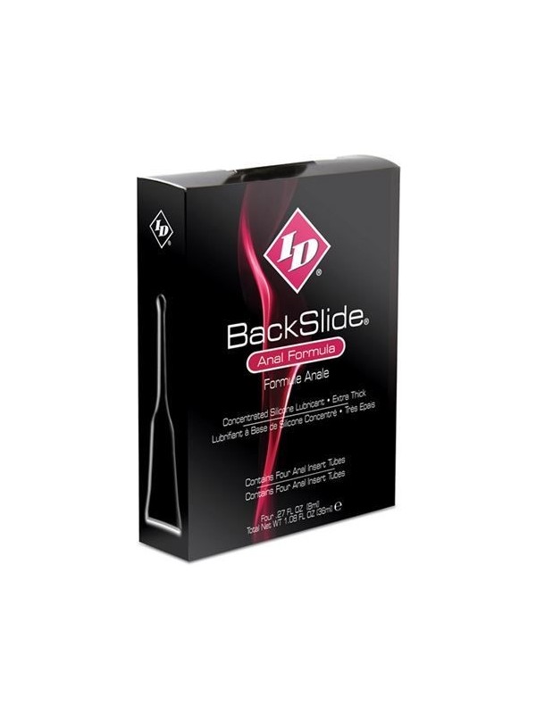 ID BACKSLIDE - INSERT ANAL 4 TUBES 8ML