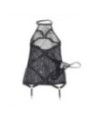 SUBLLIME - ROBE TRANSPARENTE  DOS LIQUIDE NOIR S/M
