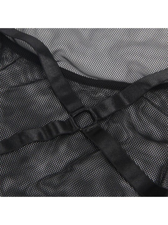 SUBLLIME - ROBE TRANSPARENTE  DOS LIQUIDE NOIR S/M