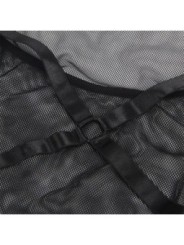 SUBLLIME - ROBE TRANSPARENTE  COL DOS NOIR L/XL