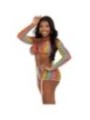 LEG AVENUE - ENSEMBLE DE TROIS PIÈCES MULTICOLORE