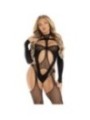 LEG AVENUE - BODYSTOCKING RÉSILLE NOIR