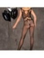 LIVCO CORSETTI FASHION - AMAHIL BODYSTOCKING SANS CROTCHLESS NOIR TAILLE UNIQUE
