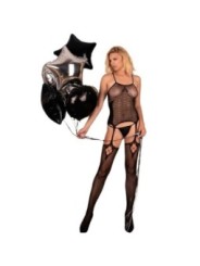 LIVCO CORSETTI FASHION - BODYSTOCKING AMRIN NOIR TAILLE UNIQUE