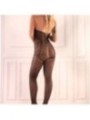 LIVCO CORSETTI FASHION - MAERI LC 17341 BODYSTOCKING SANS CROTCHLES NOIR TAILLE UNIQUE