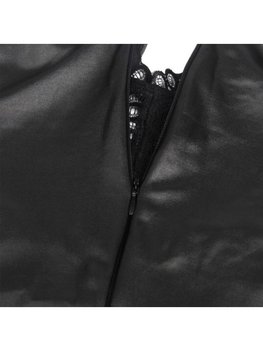 SUBBLIME - ROBE SEXY EN CUIR L/XL