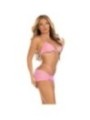 LEG AVENUE - ENSEMBLE TROIS PIÈCES DIAMANTS ROSE M/L
