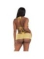 LEG AVENUE - ENSEMBLE TROIS PIÈCES DIAMANTS JAUNE M/L