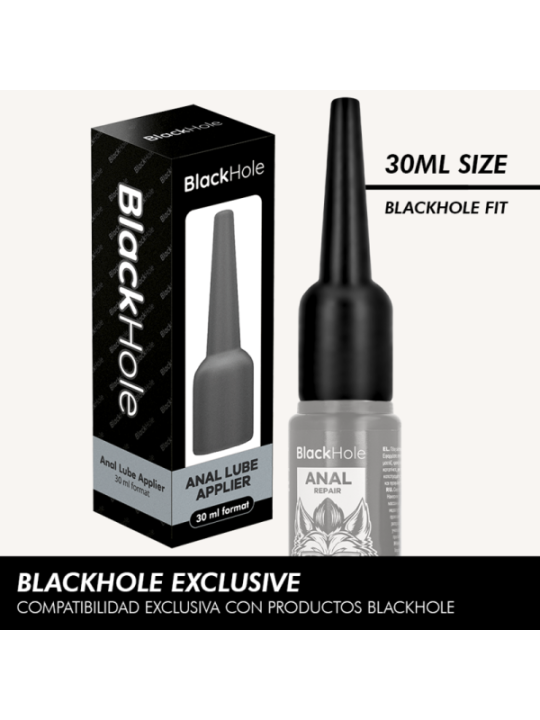 BLACK HOLE - APPLICATEUR DE LUBRIFIANT ANAL TAILLE S 30 ML