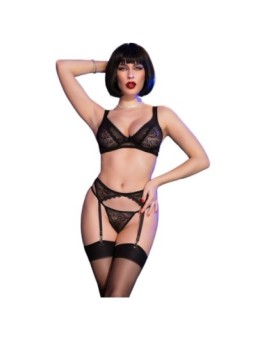 CHILIROSE - CR 4692 ENSEMBLE QUATRE PIÈCES NOIR S