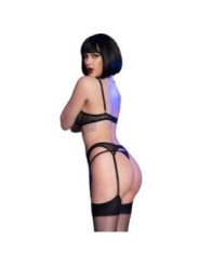 CHILIROSE - CR 4692 ENSEMBLE QUATRE PIÈCES NOIR L