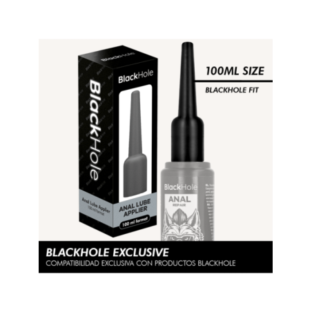 BLACK HOLE - APPLICATEUR DE LUBRIFIANT ANAL TAILLE L 100 ML