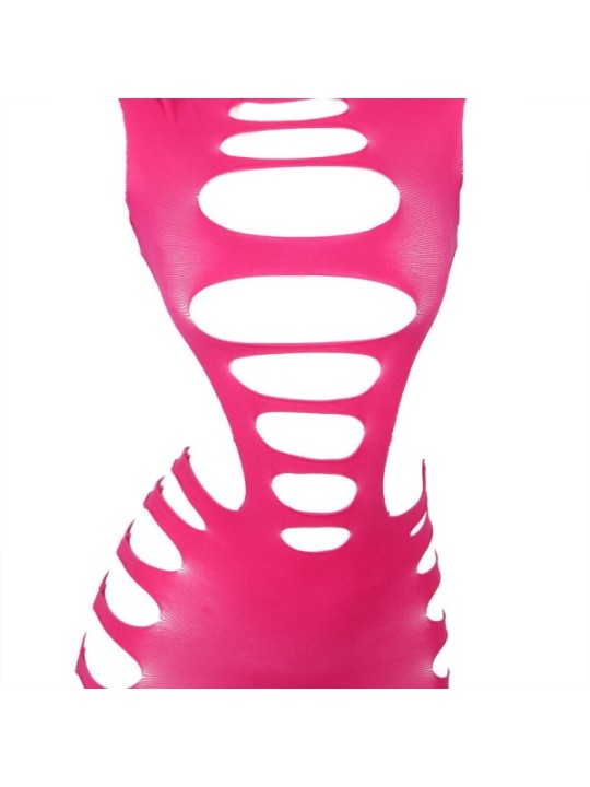 SUBBLIME - 952273 ROBE RÉSILLE ÉLASTIQUE MANCHES LONGUES ROSE TAILLE UNIQUE