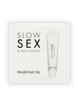 BIJOUX - GEL DE MASSAGE SEXE LENT AVEC JEU DE DOIGTS MONODOSE
