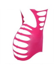 SUBBLIME - 952273 ROBE RÉSILLE ÉLASTIQUE MANCHES LONGUES ROSE TAILLE UNIQUE
