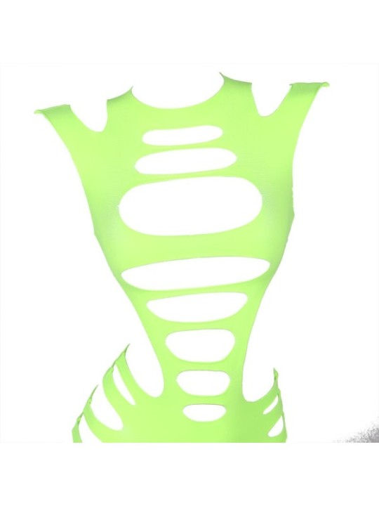 SUBBLIME - 952280 ROBE RÉSILLE ÉLASTIQUE MANCHES LONGUES VERT TAILLE UNIQUE
