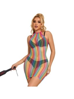 SUBBLIME - 952341 ROBE RÉSEILLE ARC-EN-CIEL TAILLE UNIQUE