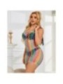 SUBBLIME - 952365 ROBE RÉSEILLE ÉPAULES NUES ARC-EN-CIEL TAILLE UNIQUE