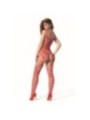 PASSION - BS 102 BODYSTOCKING ROUGE TAILLE UNIQUE