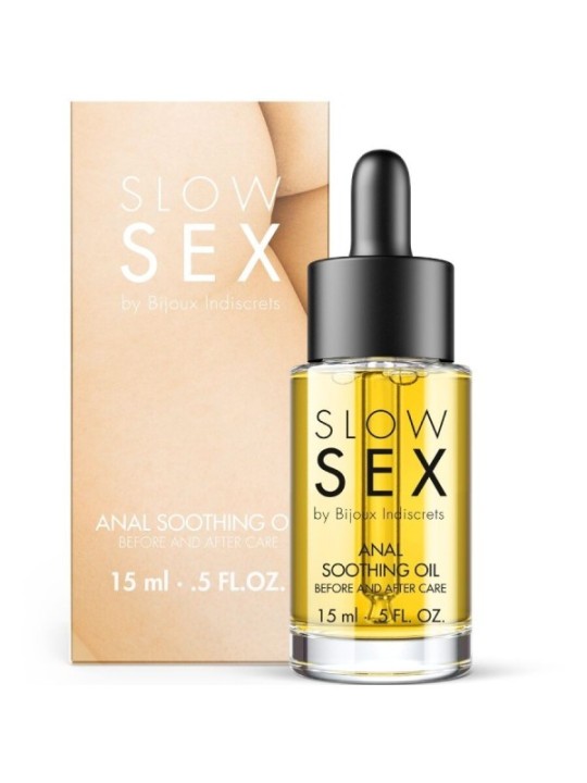 BIJOUX INDISCRETS - HUILE ANALE APAISANTE POUR SEXE LENT 15 ML