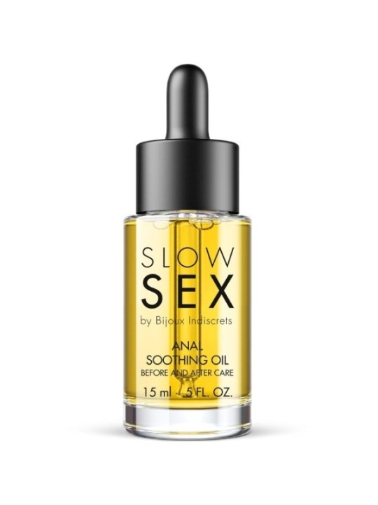 BIJOUX INDISCRETS - HUILE ANALE APAISANTE POUR SEXE LENT 15 ML