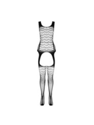 PASSION - BS 104 BODYSTOCKING BLANC TAILLE UNIQUE