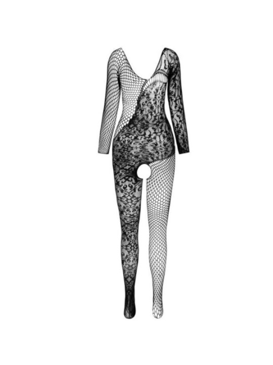 PASSION - BS 107 BODYSTOCKING NOIR TAILLE UNIQUE