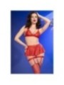 CHILIROSE - CR 4716 ENSEMBLE 3 PIÈCES ROUGE S
