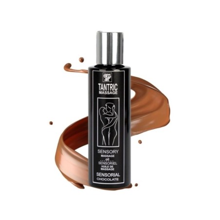 EROS-ART - HUILE DE MASSAGE TANTRIQUE NATURELLE ET APHRODISIAQUE AU CHOCOLAT 100 ML