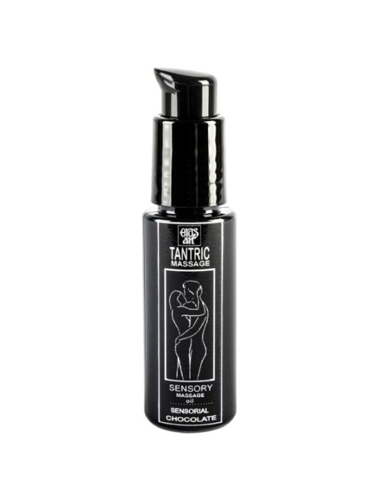 EROS-ART - HUILE DE MASSAGE TANTRIQUE NATURELLE ET APHRODISIAQUE AU CHOCOLAT 30 ML