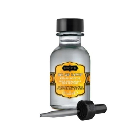 KAMASUTRA - HUILE COMESTIBLE NOIX DE COCO ET ANANAS 22 ML