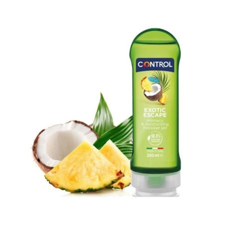 CONTROL - 2 EN 1 MASSAGE & PLAISIR EXOTIQUE 200 ML