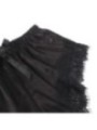 SUBBLIME - 953942 CHEMISE DE NUIT DÉCONTRACTÉE EN SOIE + PANTALON EN DENTELLE NOIR L/XL