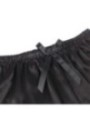 SUBBLIME - 953942 CHEMISE DE NUIT DÉCONTRACTÉE EN SOIE + PANTALON EN DENTELLE NOIR L/XL