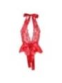 SUBBLIME - 953973 BODY SEXY A VOLANTS + CEINTURE ROUGE S/M