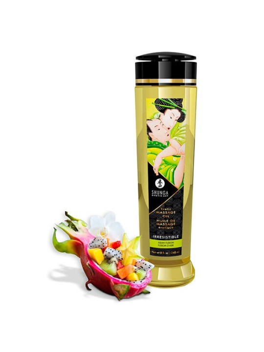 SHUNGA - HUILE DE MASSAGE ÉROTIQUE IRRESISTIBLE 240ML