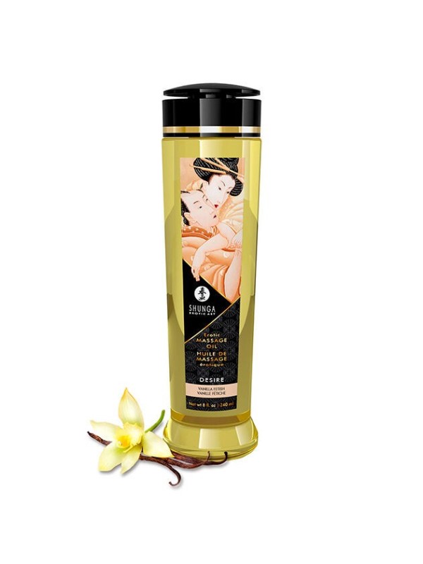 SHUNGA - HUILE DE MASSAGE ÉROTIQUE DÉSIR 240 ML
