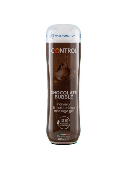 CONTROL - GEL DE MASSAGE 3 EN 1 BULLE DE CHOCOLAT 200 ML