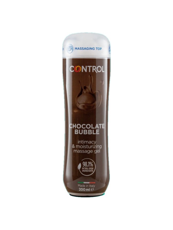 CONTROL - GEL DE MASSAGE 3 EN 1 BULLE DE CHOCOLAT 200 ML
