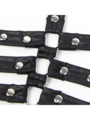 SUBBLIME - 954406 ROBE BONDAGE EN CUIR NOIR S/M